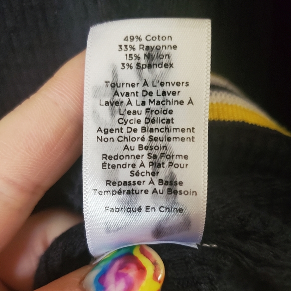 Talbots Navy Blue Button Down Cardigan, Size Mp - Picture 5 of 8